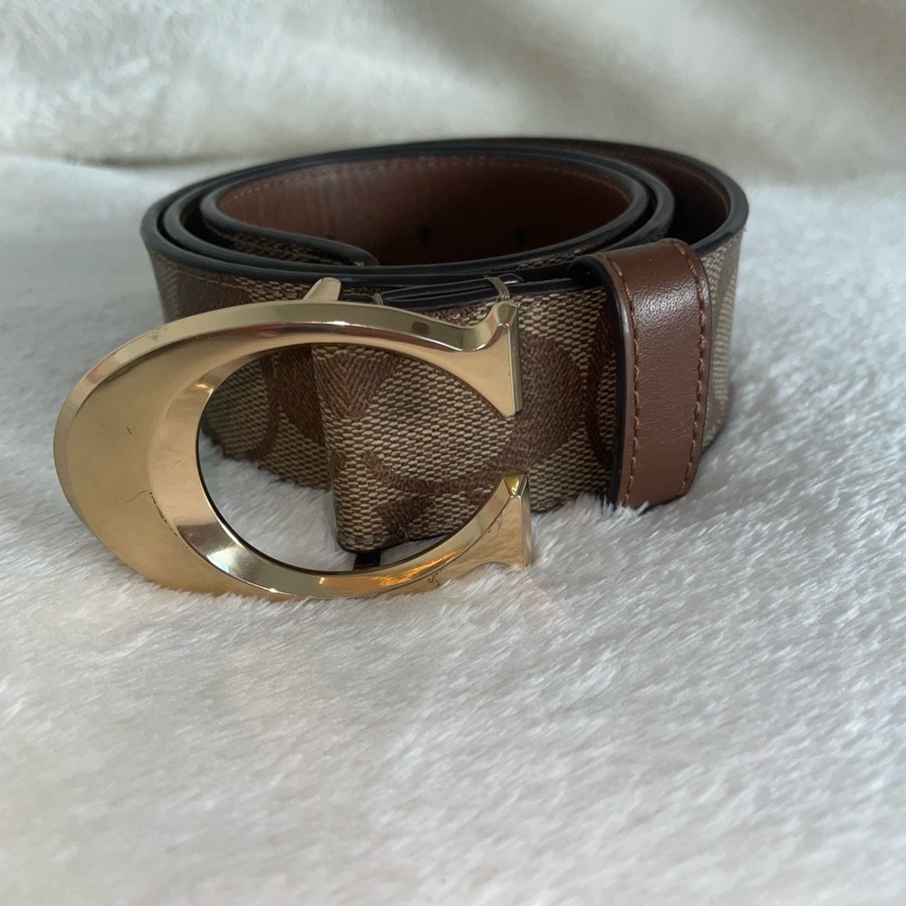 Authentic Womens Coach Brown Belt